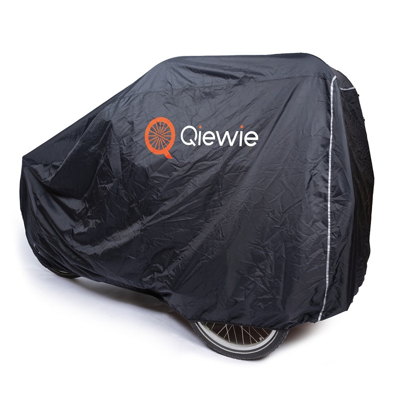 Qiewie Lastenfahrrad Abdeckung Superior – passend für das Babboe Big | Schwarz