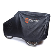 Qiewie Housse de vélo cargo Superior - convient au Babboe Curve Vogue Carry 3 | Noir