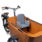 bakfiets kinderzitje gray zijkant