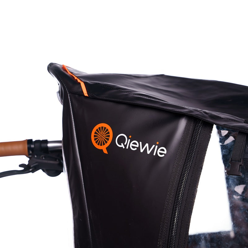Tente de pluie Deluxe adaptée au Babboe Curve | Noir