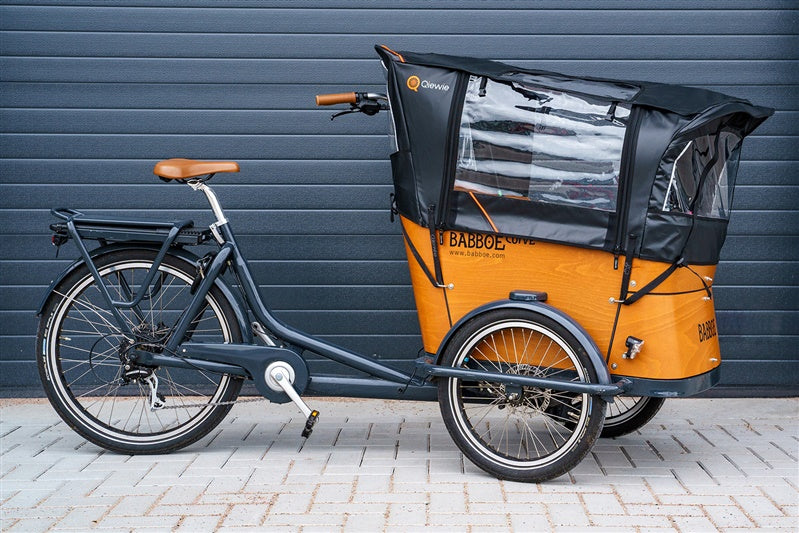 Tente de pluie Deluxe adaptée au Babboe Curve | Noir