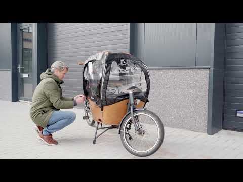 babboe city rain tent Rain tent Deluxe for Babboe City | Black