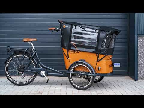 Rain tent Deluxe for Babboe Curve | Black